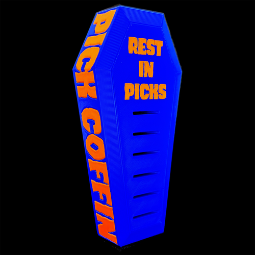 PICK COFFIN™ GUITAR SIX PICK HOLDER #221CF