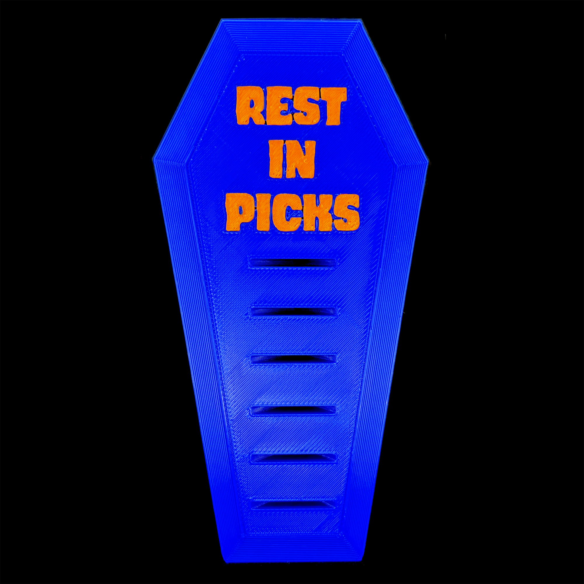 PICK COFFIN™ GUITAR SIX PICK HOLDER #221CF
